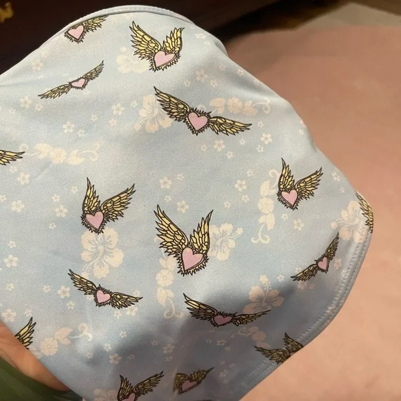 NWOT FRANKIES BIKINIS Estella Bikini Bottom- baby blue - Picture 7 of 7